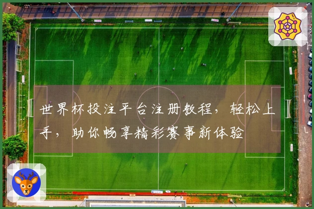 世界杯投注平台注册教程，轻松上手，助你畅享精彩赛事新体验